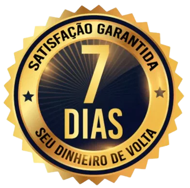 Satisfação garantida: 7 dias ou seu dinheiro de volta